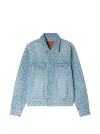 SANDRO Square Cross Denim Jacket | Blue | FARFETCH at Farfetch